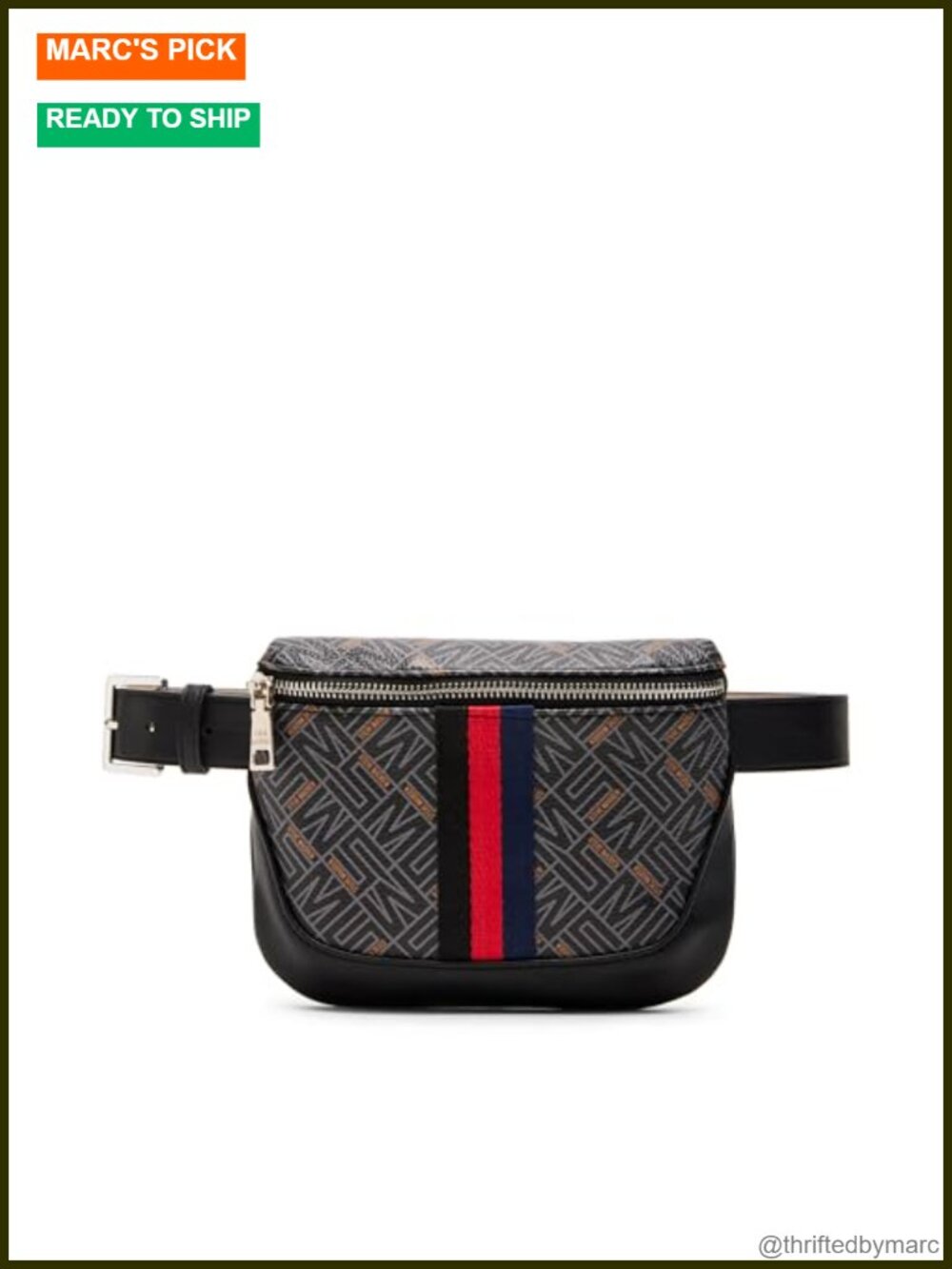 Steve Madden Logo Belt Bag Waist Pack Large Unisex